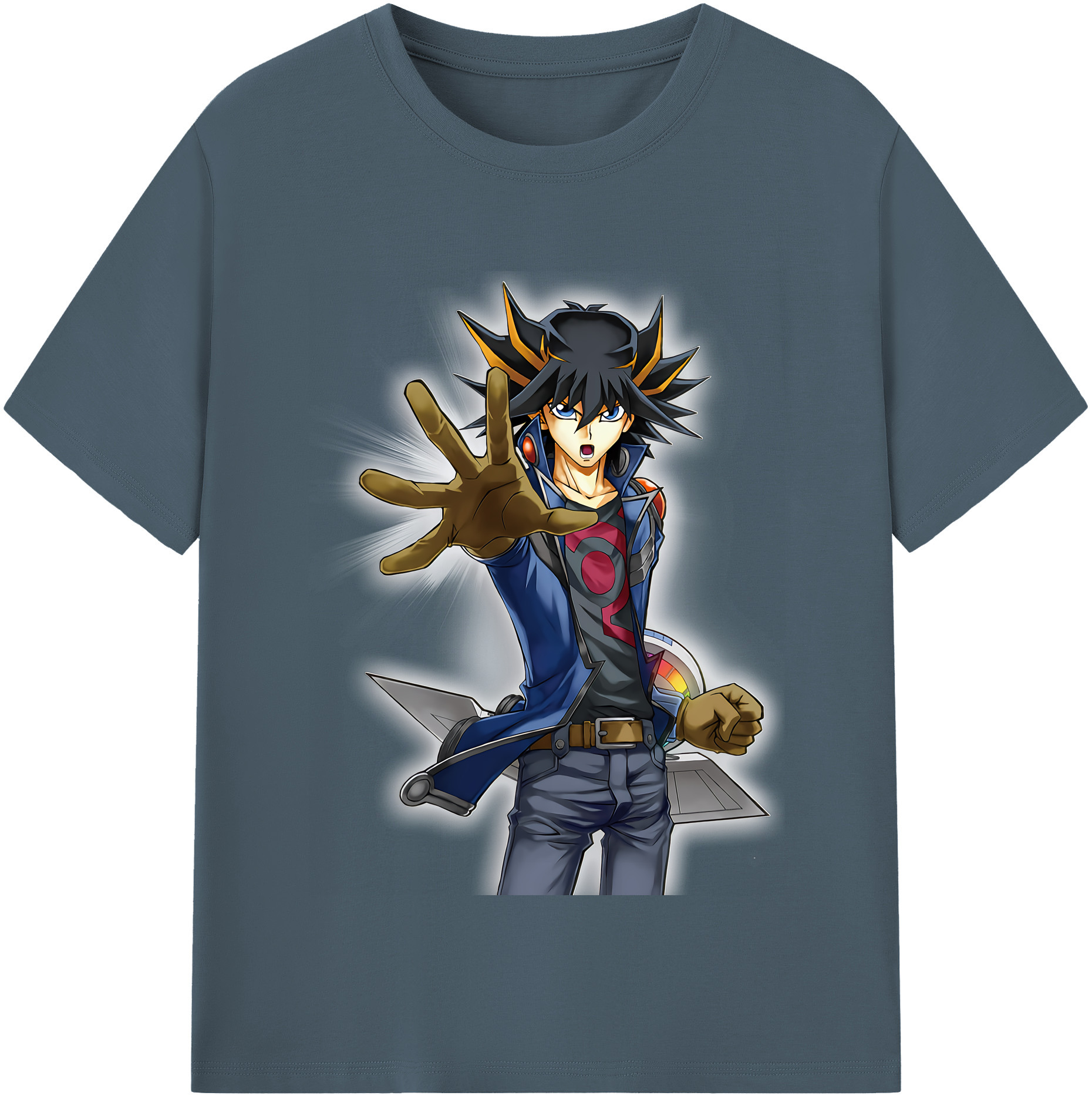 （画像用） 遊☆戯☆王 Yu-Gi-Oh! 綿100％半袖Tシャツ（フロントプリント）